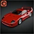 Iconic Ferrari F40: Unmatched Power 3D model small image 1