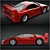 Iconic Ferrari F40: Unmatched Power 3D model small image 2