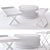 Elegant Bernhardt Clarendon Cocktail Tables 3D model small image 3