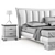 Elegant Villanova Bedroom Set 3D model small image 3