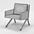 Theo Armchair: Timeless Elegance & Comfort 3D model small image 2