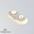 Stellanova Ceiling Spotlight: Integrated & Customizable 3D model small image 1