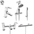 Bristan Shower Collection: Perfect Mixers for Your Bathroom 3D model small image 1