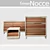 Modern NOCCE Collection Chest of Drawers 3D model small image 1