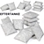 Comfort Collection: IKEA EFTERTANKE Cushion Set 3D model small image 2