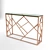 Elegant Gold Glass Console Table 3D model small image 2