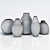 Elegant Vase Set for ZARA HOME 3D model small image 2