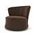 Fendi Tait Armchair: Iconic Luxury in Vibrant Colors 3D model small image 2