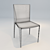 Sleek & Simple Dining Chair 3D model small image 3