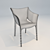 Sleek Dining Chair: Modern and Functional 3D model small image 3