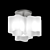 Elegant Nubi Chandelier 3D model small image 1