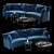 Sits Julia Sofa Set 3D model small image 1