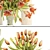 Exquisite Tulip Bouquet Collection 3D model small image 2