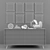 Elegance in Eight: Decor Set 3D model small image 3