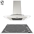 Zanussi Cooker Hood & Electric Hob Combo 3D model small image 1