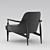 Ib Kofod-Larsen Lounge Armchair 3D model small image 2