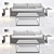 Vintage Modern Danish Sofa 3D model small image 3