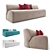 Luxurious Comfort: Exteta Soft Sofa 3D model small image 1