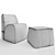 Comfy Elegance: Exteta Soft Armchair 3D model small image 3