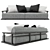 Elegant Icaro Sofa by Flexform 3D model small image 1