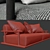 Elegant Icaro Sofa by Flexform 3D model small image 3