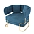 Madison Studio Armchair: Stylish, Compact, Comfortable 3D model small image 1
