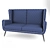 Elegant Dolly Baxter Sofa 3D model small image 2