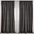 Elegant Curtains 3D Model 3D model small image 1