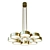 Italian Circle Pendant: Elegant and Timeless Lighting 3D model small image 1