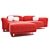 Majestic Comfort: Moooi Cloud Sofa 3D model small image 1