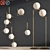 Flos IC Lights: Minimalist Industrial Brass Pendant 3D model small image 2