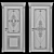 Stained-Glass Door: Elegant and Timeless 3D model small image 2