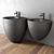 Ceramica Cielo Le Giare: Elegant Ceramic Washbasin 3D model small image 1