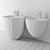 Ceramica Cielo Le Giare: Elegant Ceramic Washbasin 3D model small image 3