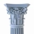 Corinthian Order Column: Elegant Artistic Design 3D model small image 1