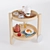 Breakfast Bar Cart: Stylish and Functional 3D model small image 1