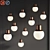 Mass Copper Pendant Light: Contemporary Elegance 3D model small image 1