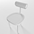 Elegant UNA Chair | Modern Design 3D model small image 3