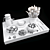 Rise & Dine: Luxe Breakfast Tray 3D model small image 3