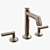 Elegant Pinna Paletta Sink Faucet - P24900-ADW 3D model small image 3