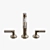 Elegant Pinna Paletta Sink Faucet - P24900-ADW 3D model small image 1