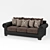 Ultimate Comfort Wyatt Sofa 3D model small image 1