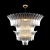 Barovier & Toso Palamette Glass Chandelier 3D model small image 1