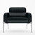 Fritz Hansen 3300 Easy Chair: Modern Elegance at Home 3D model small image 2
