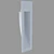 Integrated Plaster Wall Light 3D model small image 2