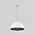 Elegant Ceiling Lamp & Socket Set 3D model small image 1