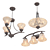 Elegant Lighting Set: Seagulllighting BROCKTON 3D model small image 2