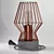 Vintage Bronze Table Lamp 3D model small image 1