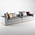 Modern Convertible Sofa 3D model small image 1