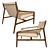 Elegant Margot Armchair by Alivar 3D model small image 2